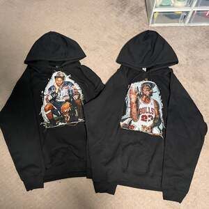 Jordan & Kobe US Team Sports Club Black Hoodies